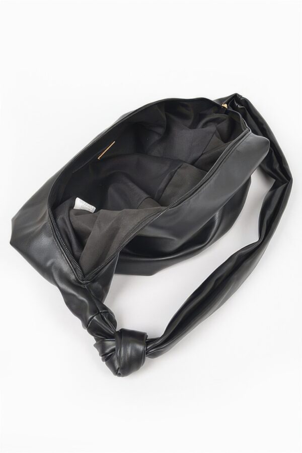 Faux Leather Hobo Bag – Soft Slouch Silhouette