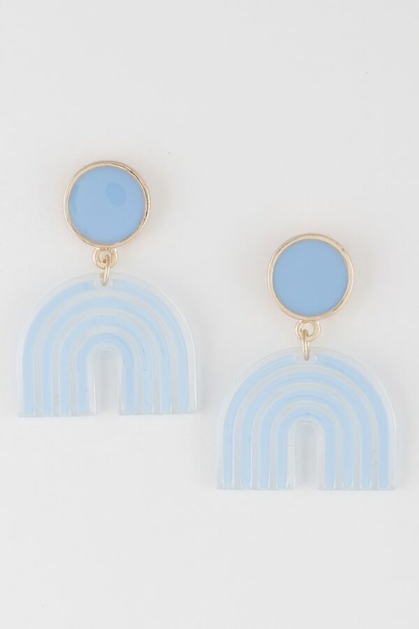 Mini Arch Earrings – Minimal Curved Hoops