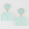 Mini Arch Earrings – Minimal Curved Hoops