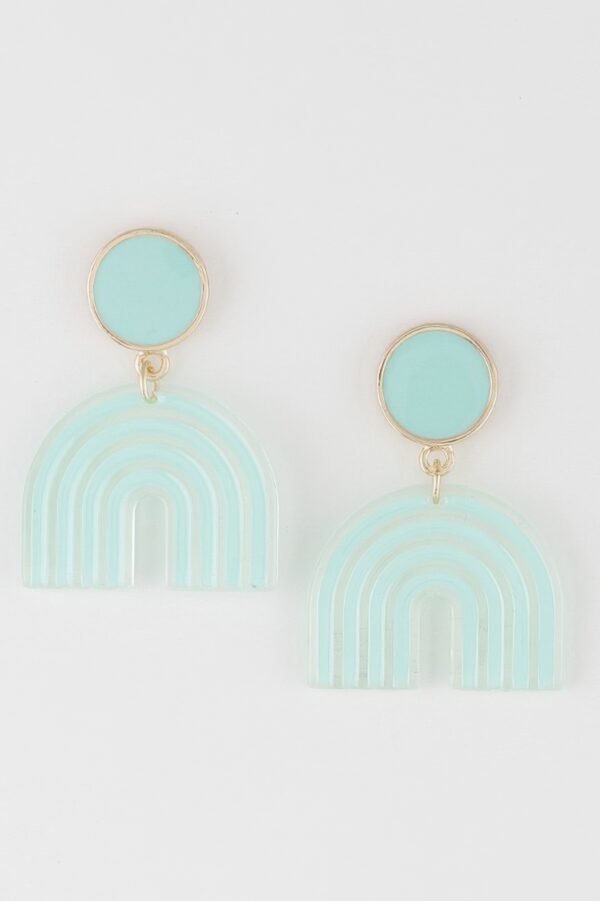 Mini Arch Earrings – Minimal Curved Hoops