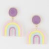 Mini Arch Earrings – Minimal Curved Hoops