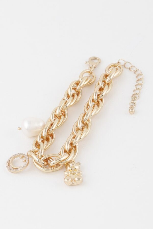 Teddy Bear Chain Bracelet – Playful Polished Charm