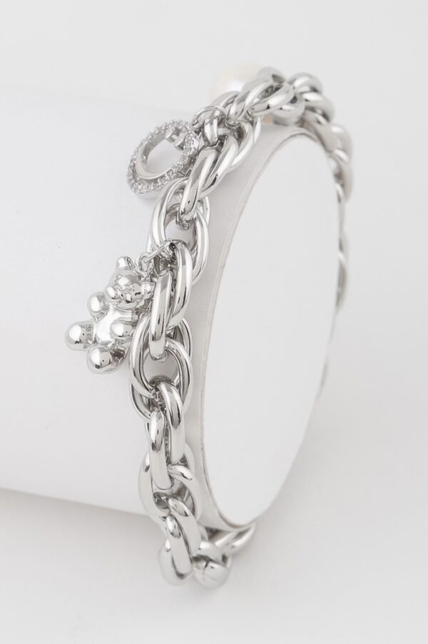 Teddy Bear Chain Bracelet – Playful Polished Charm