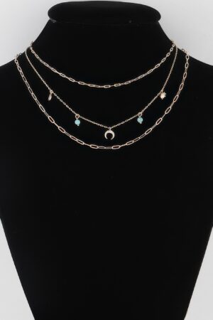 Lucky Charms Link Necklace – Charm-Accented 16-inch Chain