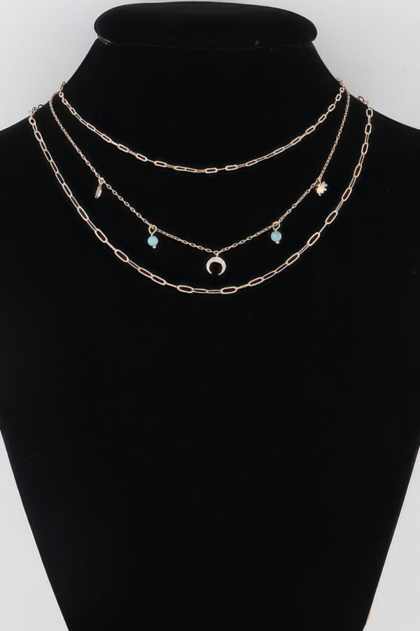 Lucky Charms Link Necklace – Charm-Accented 16-inch Chain