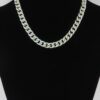 Curb Chain Necklace – 16″ Polished Metal