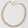 Curb Chain Necklace – 16″ Polished Metal