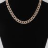 Curb Chain Necklace – 16″ Polished Metal