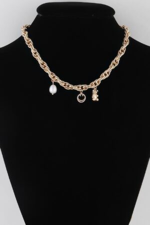 Delicate Charm-Accent Chain Necklace – 16-inch