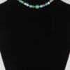 Translucent Bead Necklace – 12-inch Luminous Choker