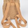 Woven Cotton Mini Backpack – Compact Casual Carryall