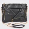 Faux Leather Novelty Bag – Slim Elongated Silhouette