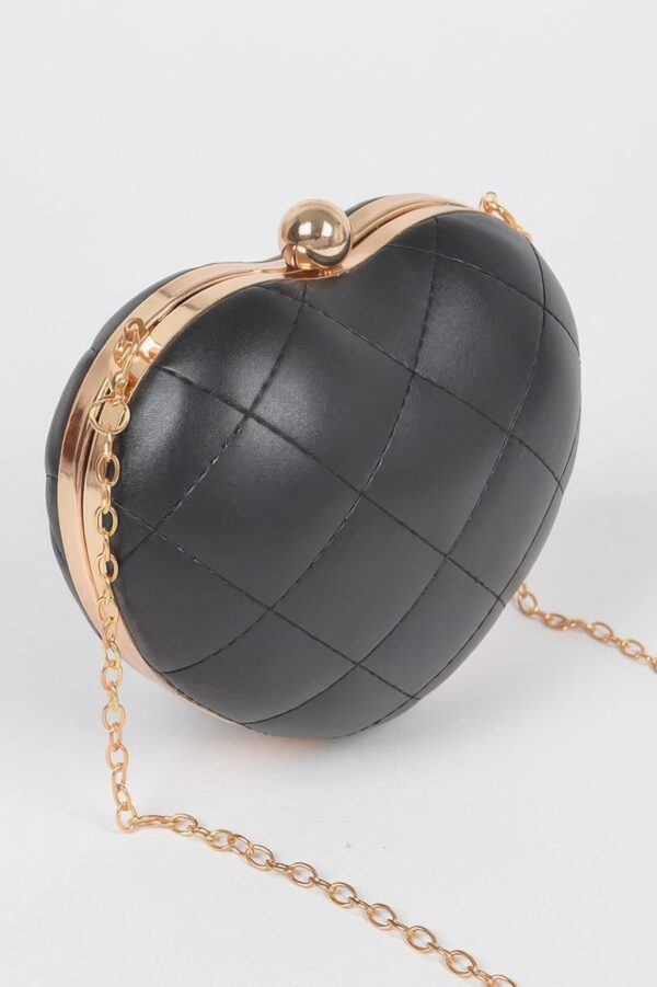 Quilted Heart Crossbody Bag – Playful Heart Shape