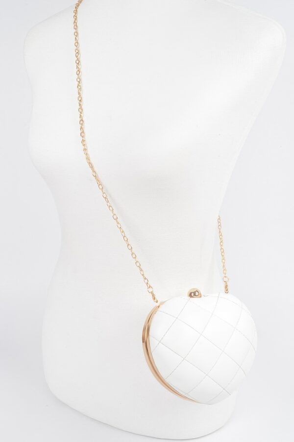 Quilted Heart Crossbody Bag – Playful Heart Shape