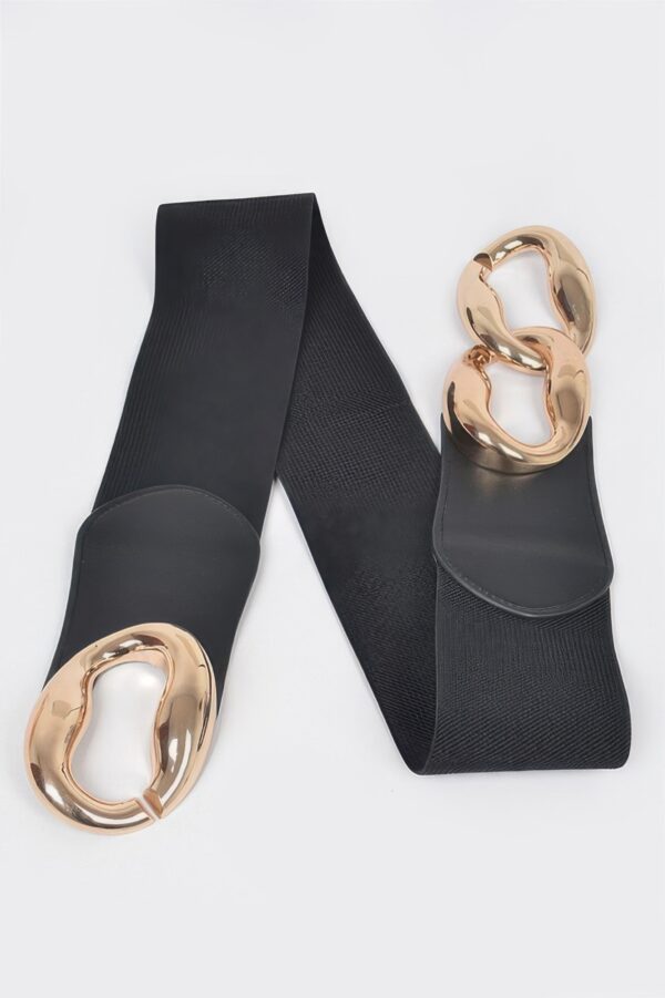 Oversized Chain-Link Plus Size Elastic Belt