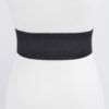 Layered Rhinestone Buckle Plus-Size Elastic Belt