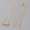 Mama Plate Necklace – Sleek 16-inch Plate Pendant