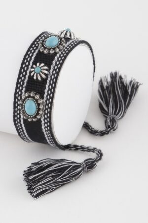 Braided Bracelet – Vintage Textured Stackable Cuff