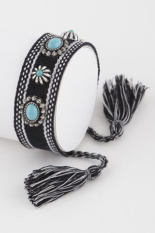 Braided Bracelet – Vintage Textured Stackable Cuff