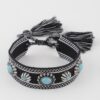 Braided Bracelet – Vintage Textured Stackable Cuff