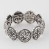 Vintage Flower Bracelet – Textured Floral Accent