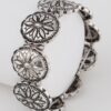 Vintage Flower Bracelet – Textured Floral Accent