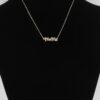 Mama Script Necklace – 16-inch Script Pendant