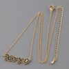 Xoxo Script Necklace – Delicate Script Pendant