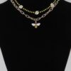 Multi Flower Charm Necklace – Delicate Floral Chain