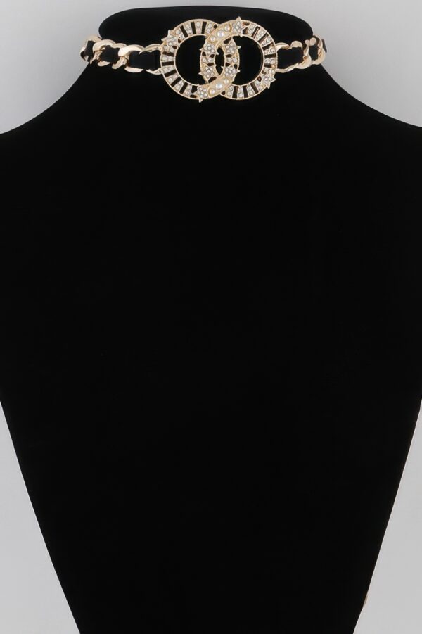 Oo Chain Star-Accent Choker Necklace