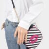 Lips Hair Brush Clutch – Lip-Motif Structured Design