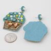 Cupcake Beaded Drop Earrings – Colorful Bead Detail