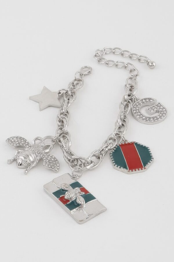 Killer Bee Charm Bracelet – Stackable Bee Accent