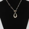 Teardrop Toggle Necklace – 16 inch Chain