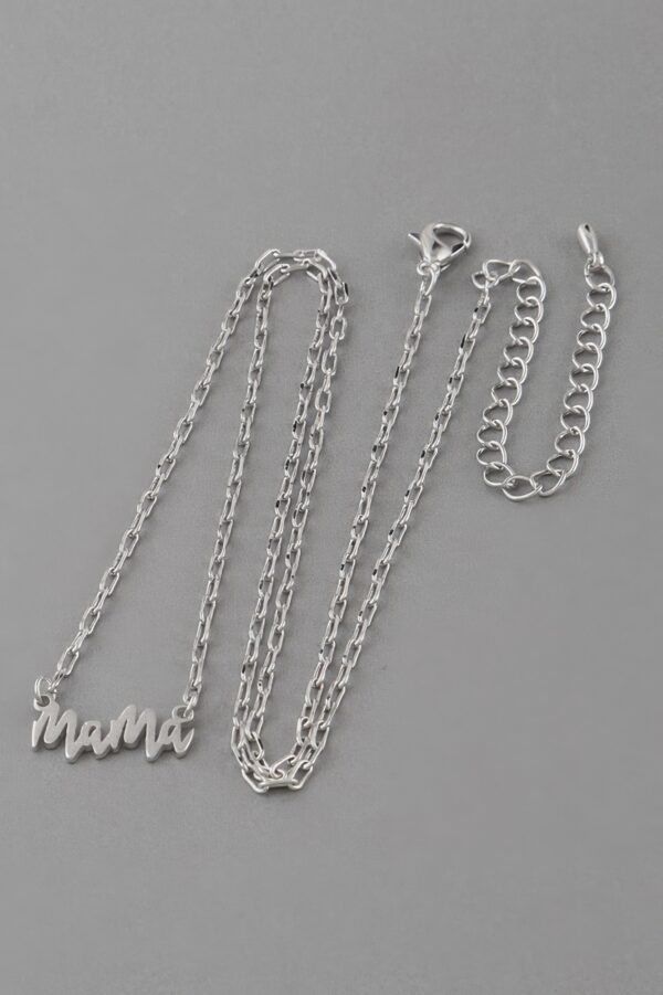 Mama Script Necklace – 16-inch Script Pendant
