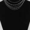 Mama Lined Multi-Chain Necklace – 16 inch