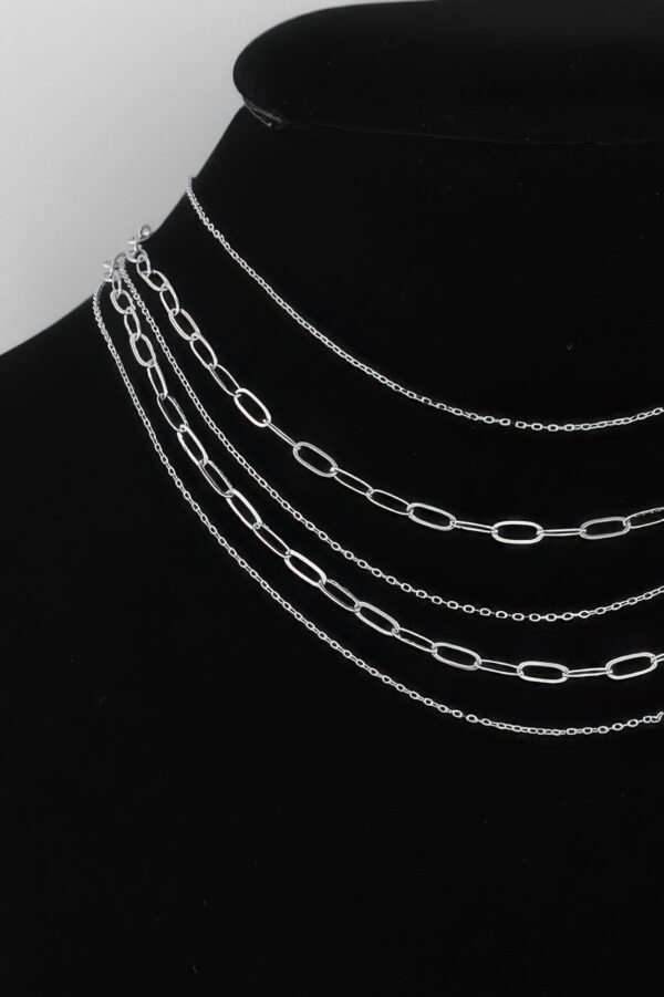 Mama Lined Multi-Chain Necklace – 16 inch