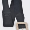 Plus Size Rhinestone Square-Buckle Elastic Belt