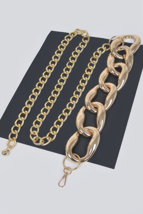 Oversized Link Chain Belt for Plus Sizes – Iron Links