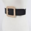 Plus-Size Rhinestone Square Buckle Belt