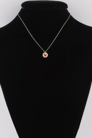 Heart Pendant Necklace – Delicate 16-inch Chain
