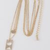 Inverted Shape Pendant Necklace – Geometric Accent