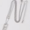 Inverted Shape Pendant Necklace – Geometric Accent
