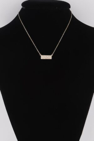 Minimal Shape Bar Pendant Necklace – 16 inch