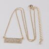 Minimal Shape Bar Pendant Necklace – 16 inch
