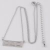 Minimal Shape Bar Pendant Necklace – 16 inch
