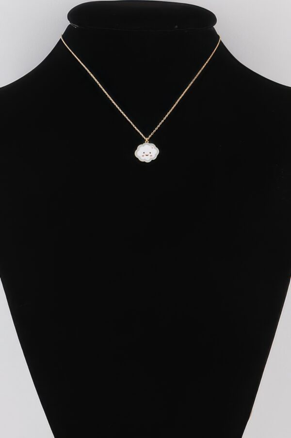 Happy Cloud Pendant Necklace – Playful Charm