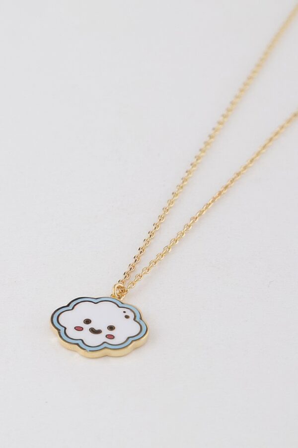 Happy Cloud Pendant Necklace – Playful Charm