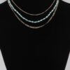 Multi-Beaded Chain Necklace – Layered Texture