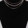 Multi-Beaded Chain Necklace – Layered Texture